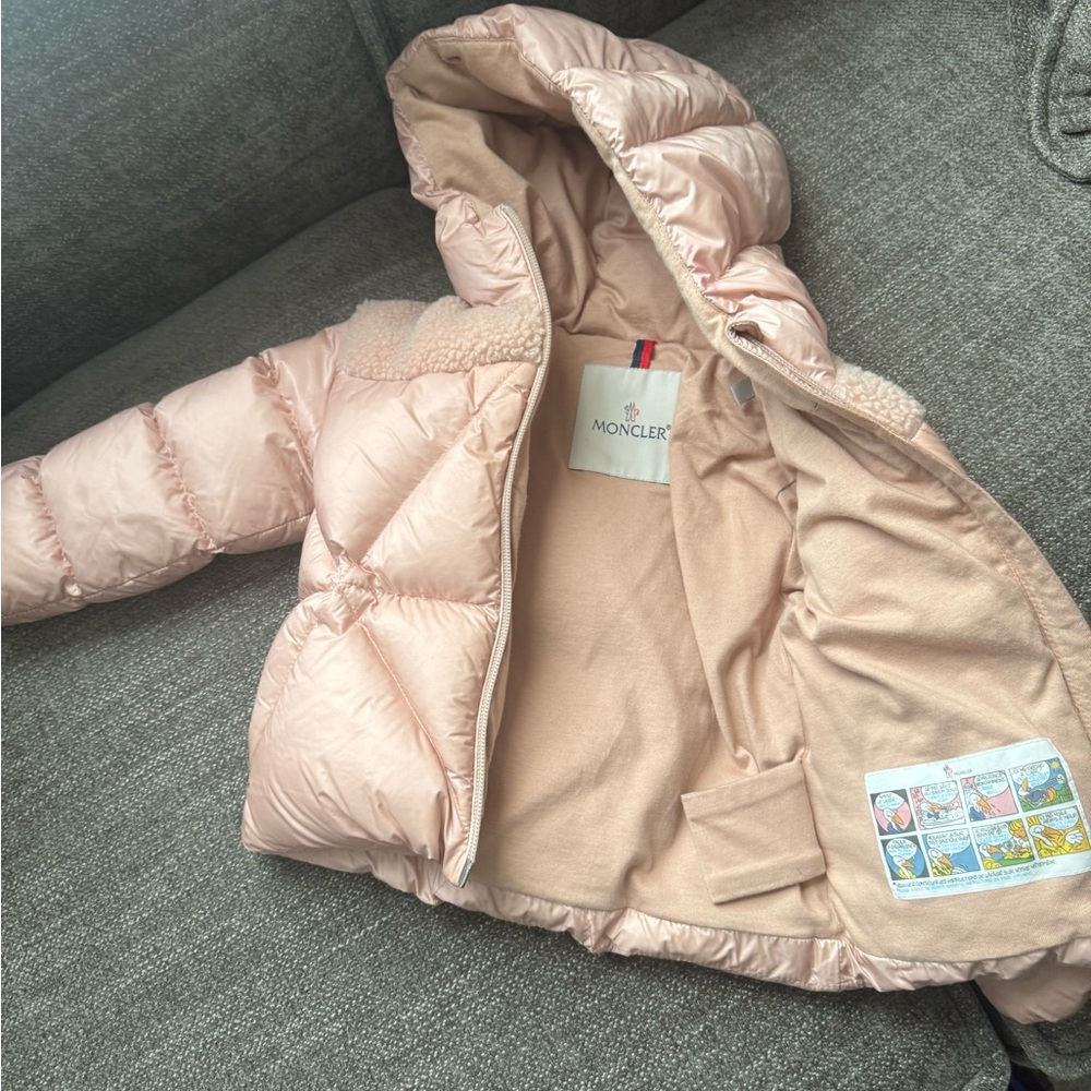 Moncler Blush Quilted Jacket